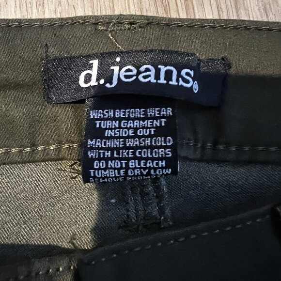 NWT D.Jeans Recycled Sateen High Waist Skinny Pants size 8 new - Picture 5 of 10